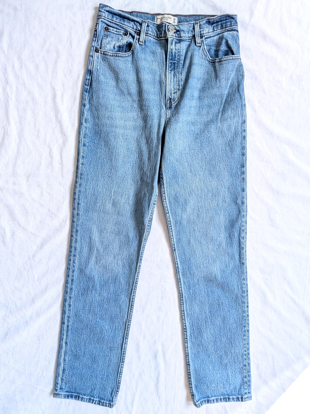 Womens Abercrombie And Fitch 29/8 Long The 90's Straight Ultra High Rise Jeans